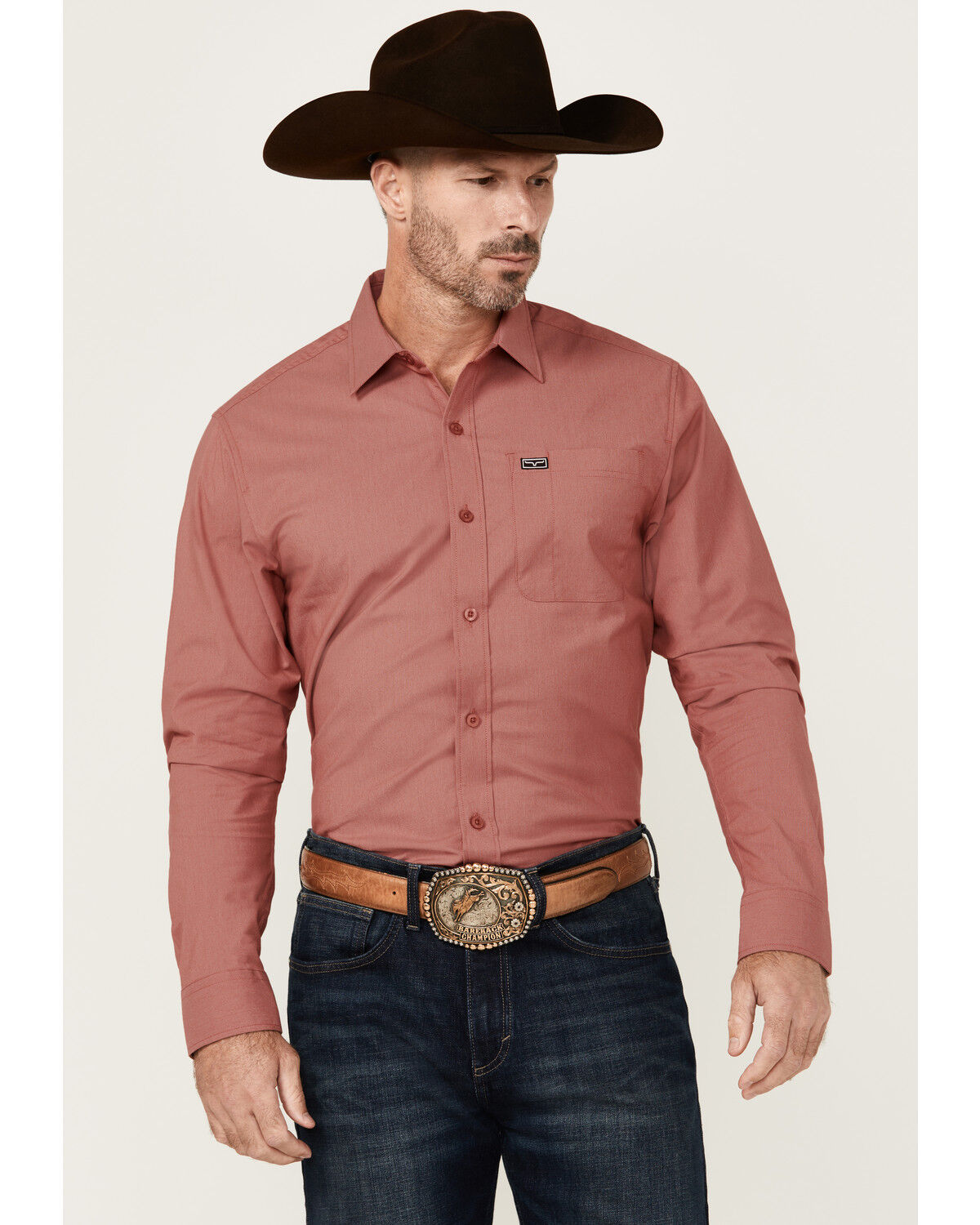Men's Kimes Ranch Linville Short Sleeve Button-Down Performance Shirt
