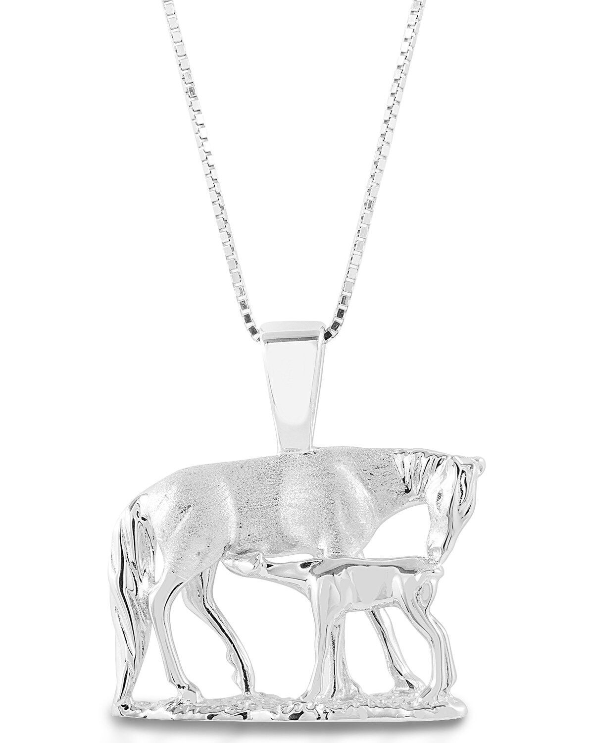 Women's Kelly Herd Nursing Mare & Foal Necklace