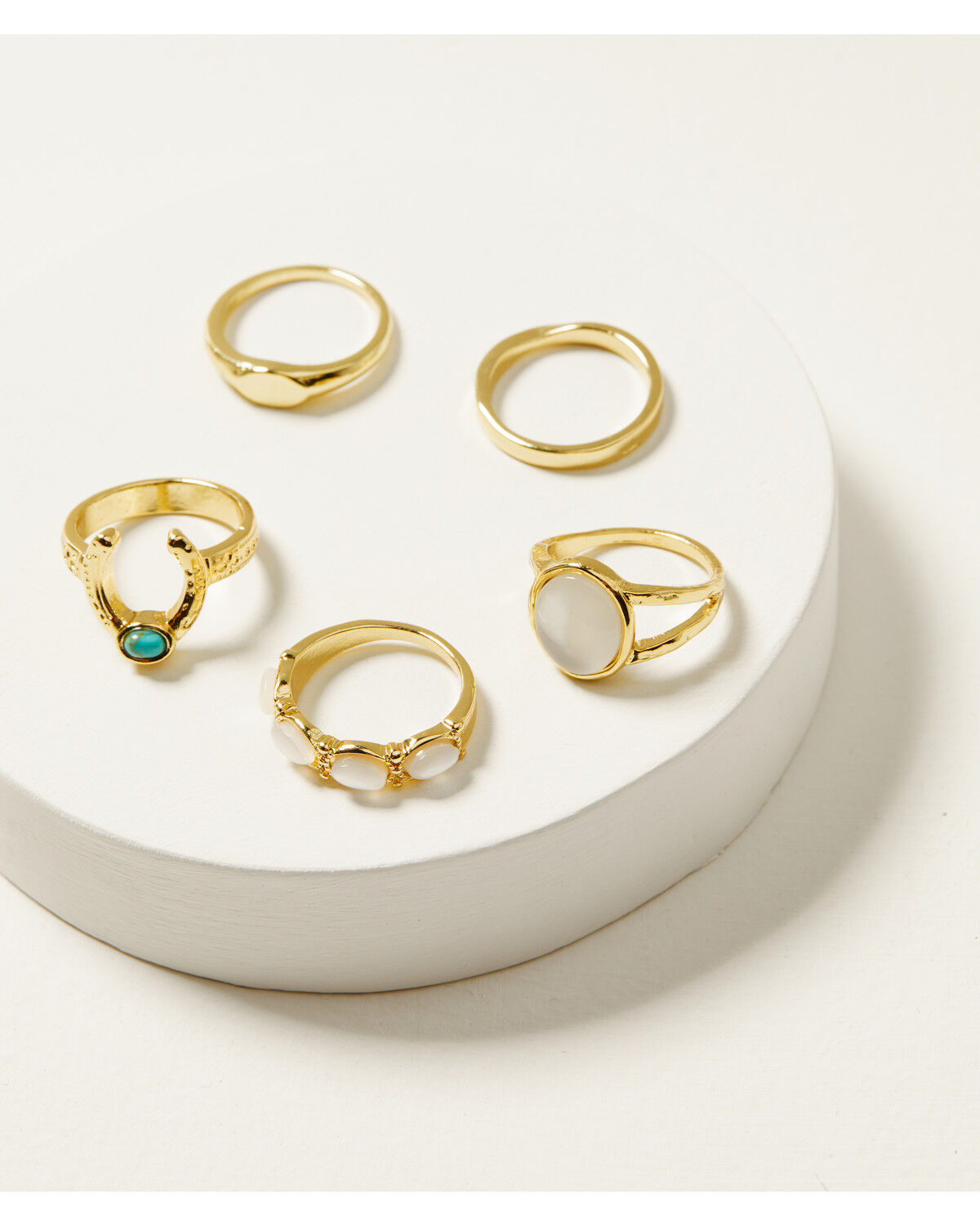Women's Shyanne Horseshoe Ring Set - 5 Piece