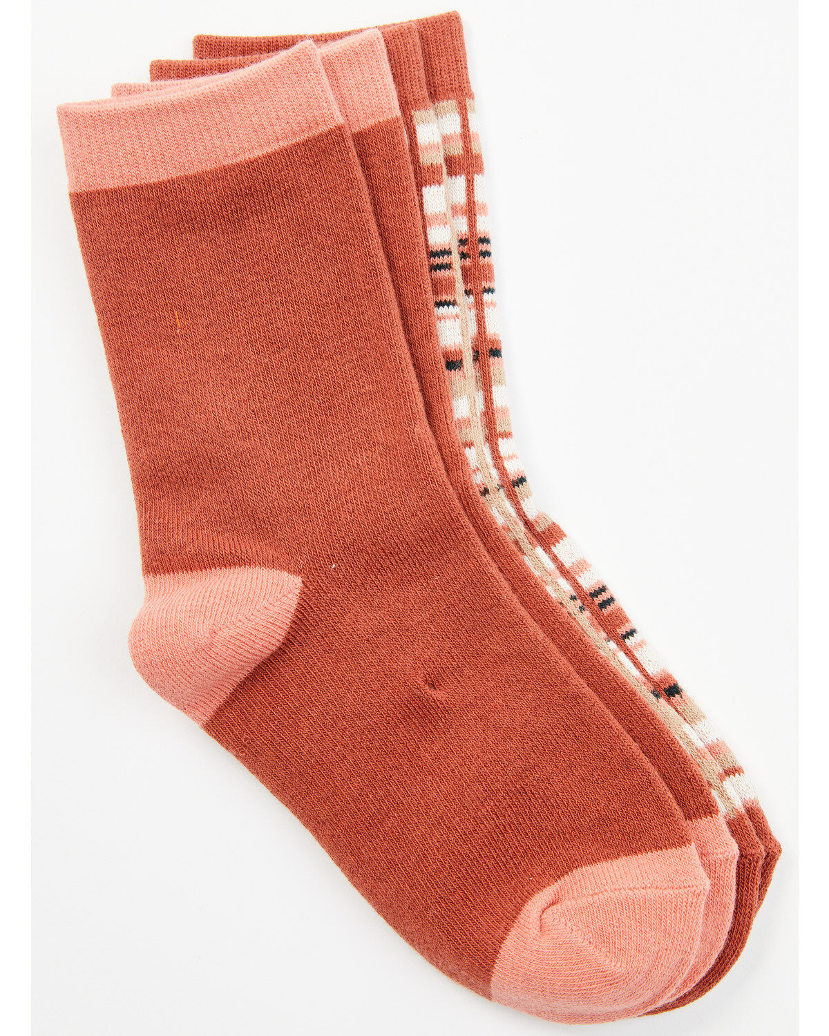 Girls' Shyanne Tennessee Plaid Print Socks - 2 Pack