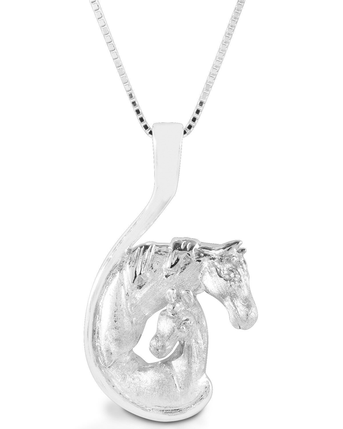Women's Kelly Herd Mare & Foal Head Necklace