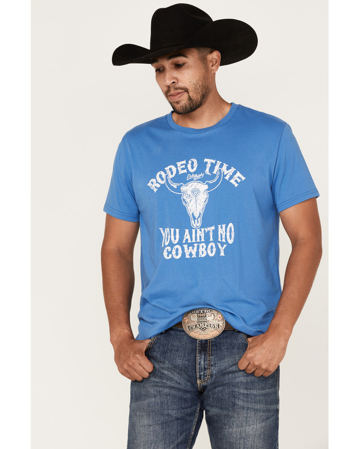 Men's Dale Brisby Rock & Roll Denim Rodeo Graphic T-Shirt