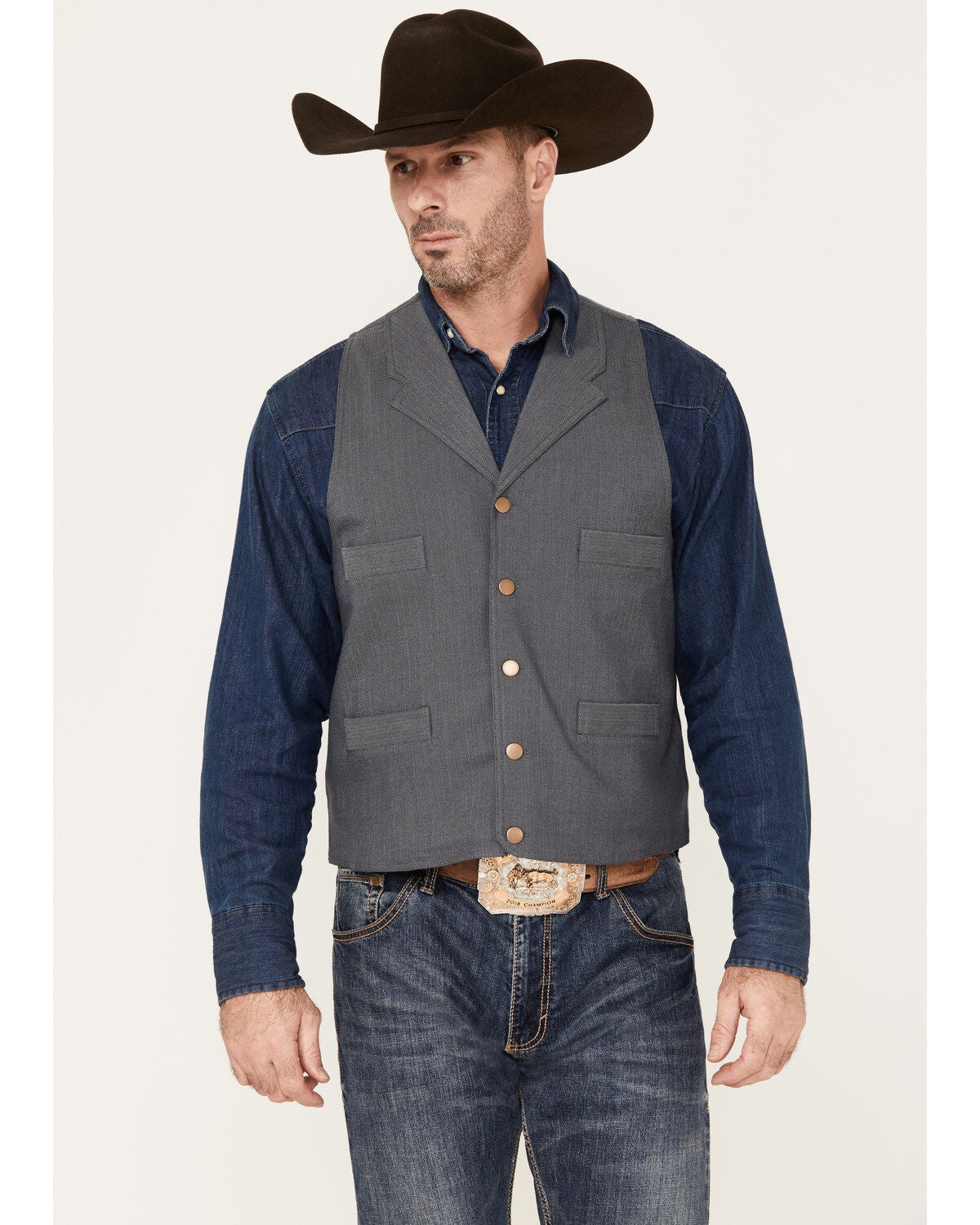 Men's Scully Ranchwear Vest
