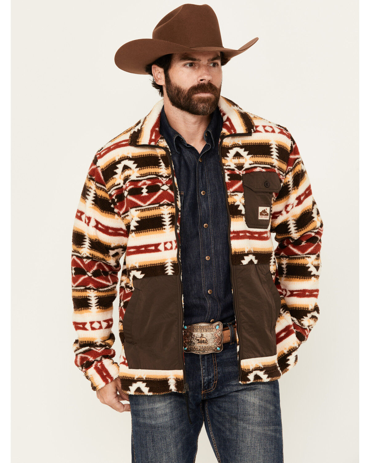 Men's Kimes Ranch Maxwell Southwestern Print Zip-Up Jacket