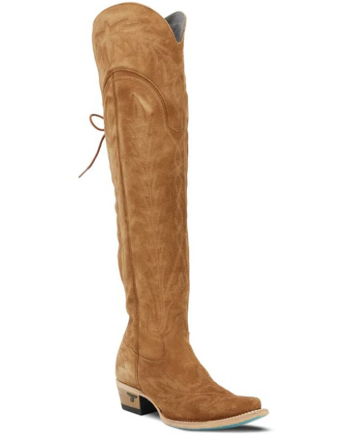 Women's Lane Lexington Suede Over The Corset Western Boots - Snip Toe