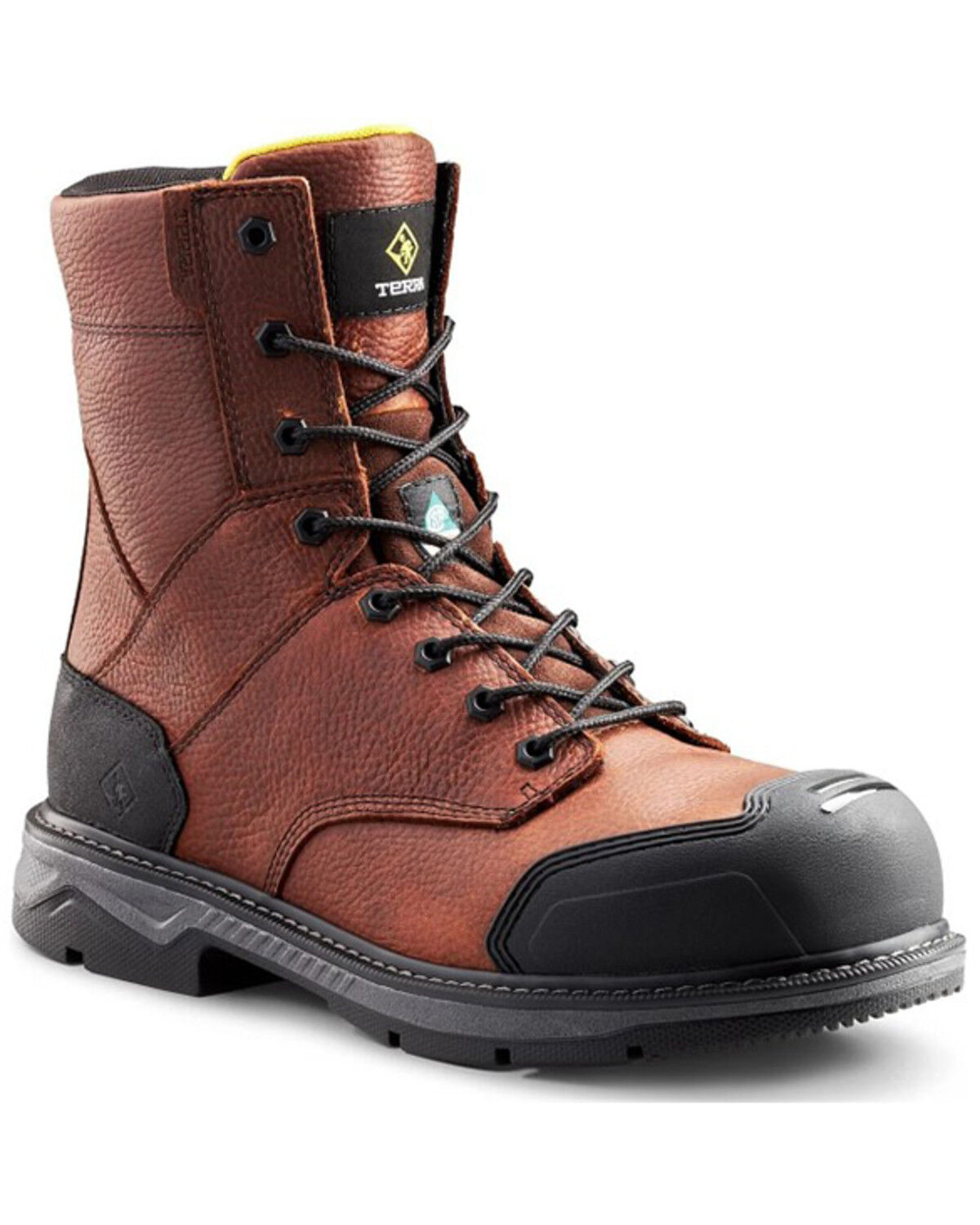 Men's Kodiak 8" Patton Water Repellent Work Boots - Aluminum Toe