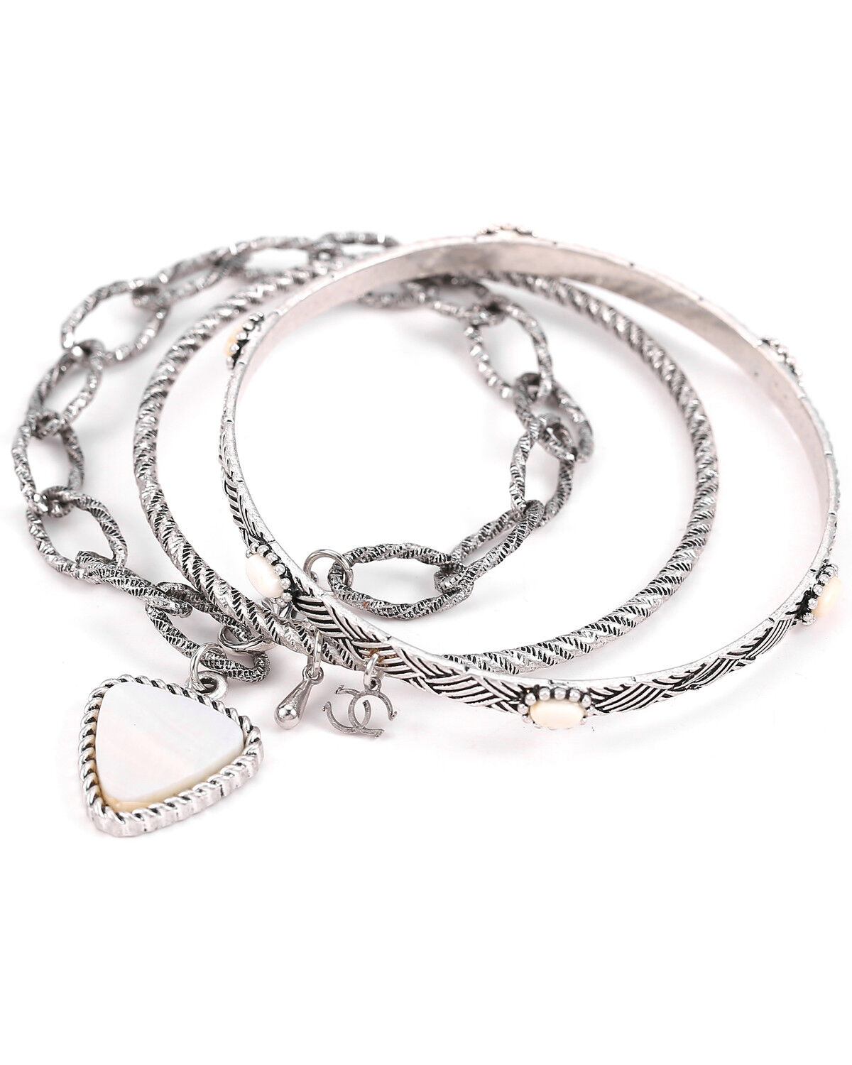 Women's Cowgirl Confetti Coral Keeper Bracelet Set - 3 Piece