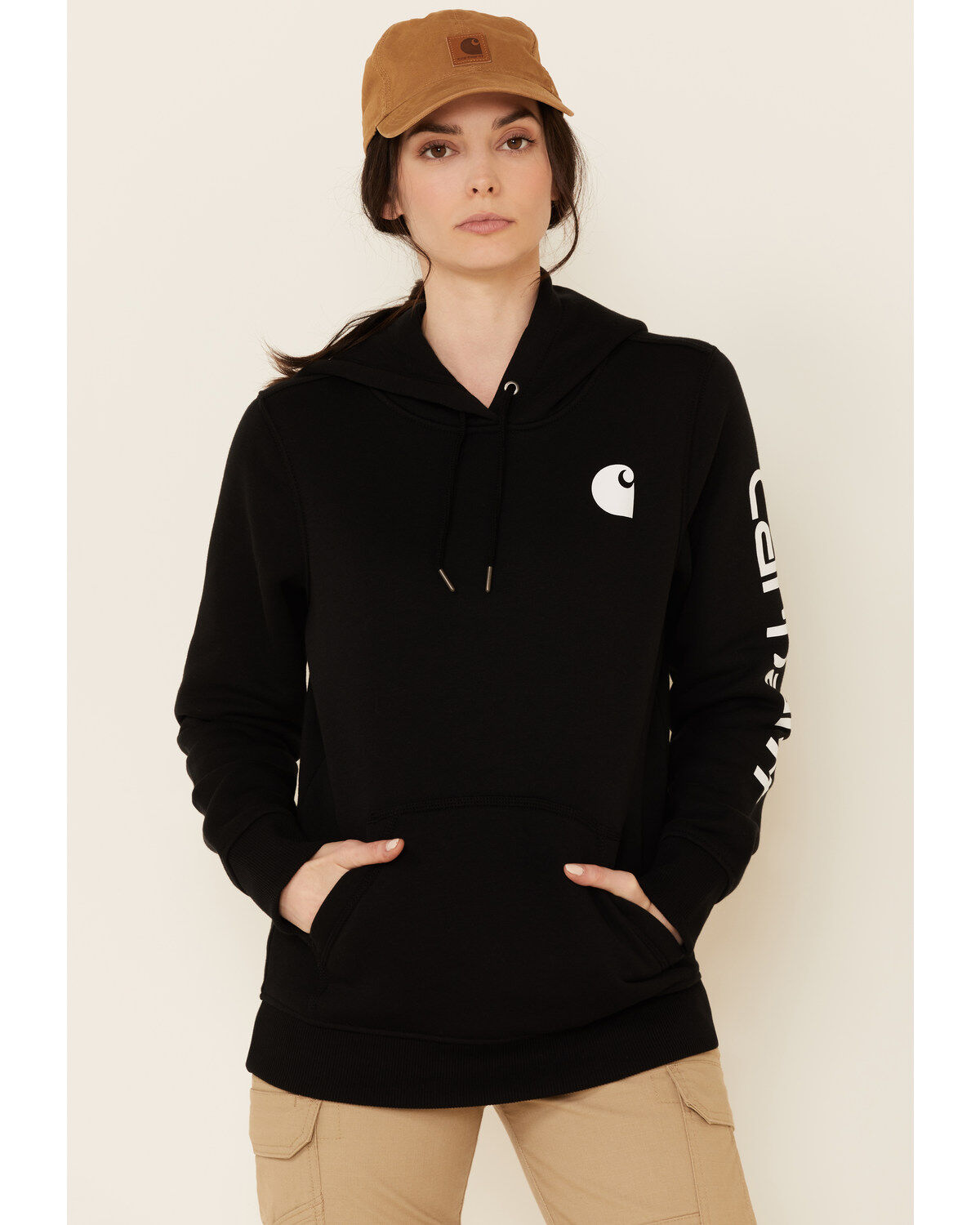 Women's Carhartt Clarksburg Graphic Sleeve Pullover Sweatshirt