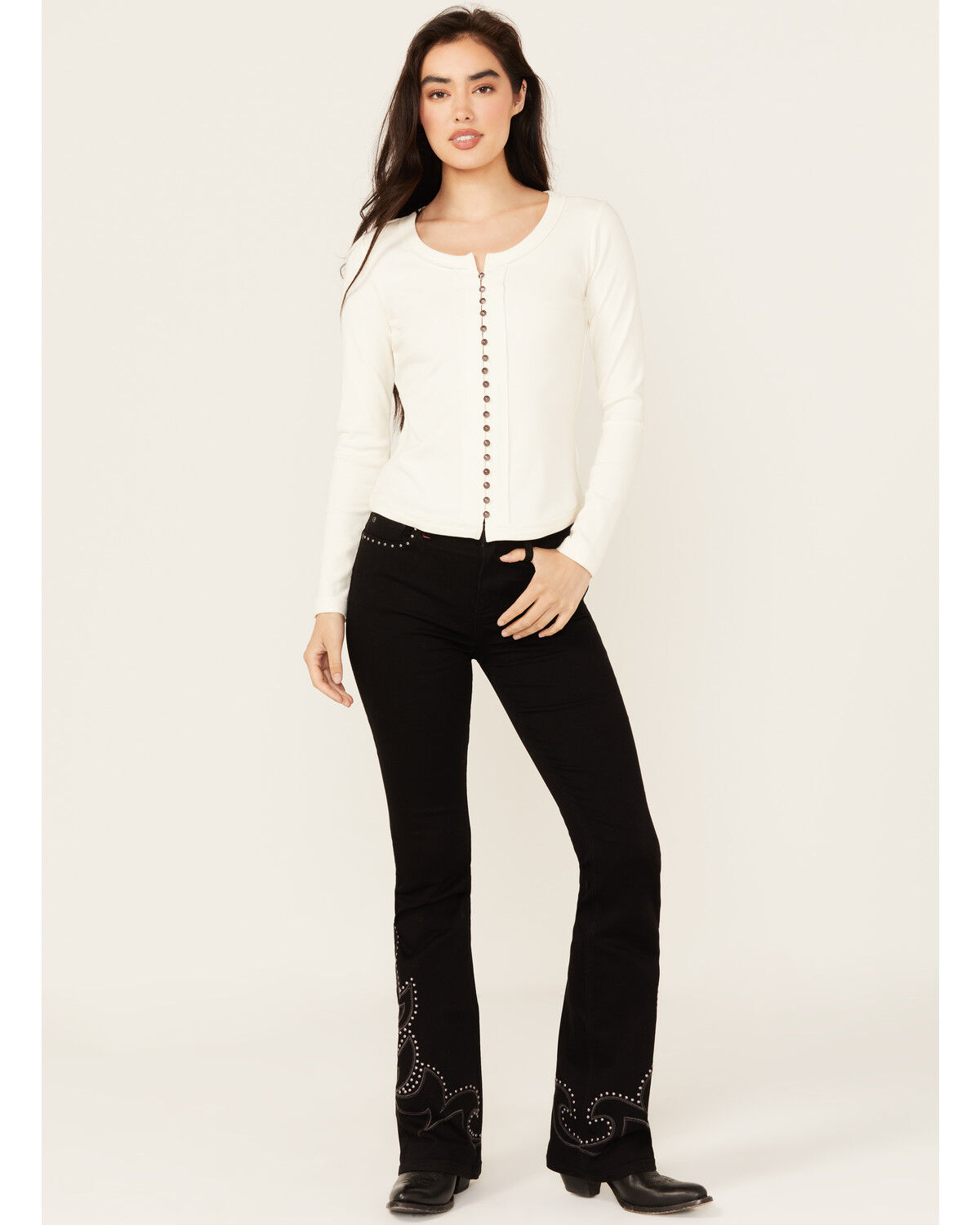 Women's Idyllwind Burbank Legend High Rise Studded Bootcut Super Stret