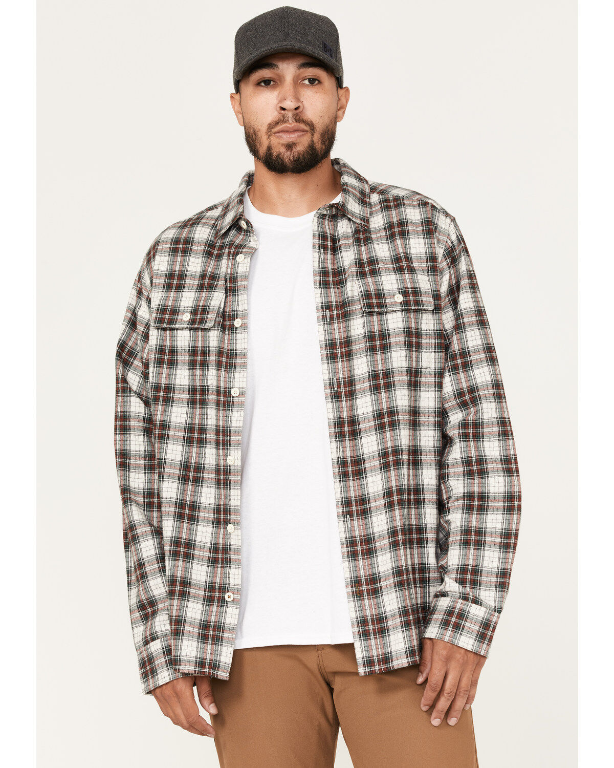 Men's Brothers and Sons Everyday Plaid Long Sleeve Button Down Western