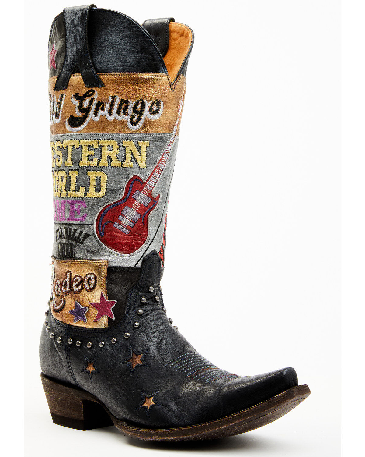Women's Old Gringo Paradise Vesuvio Embroidered Tall Western Boots - S