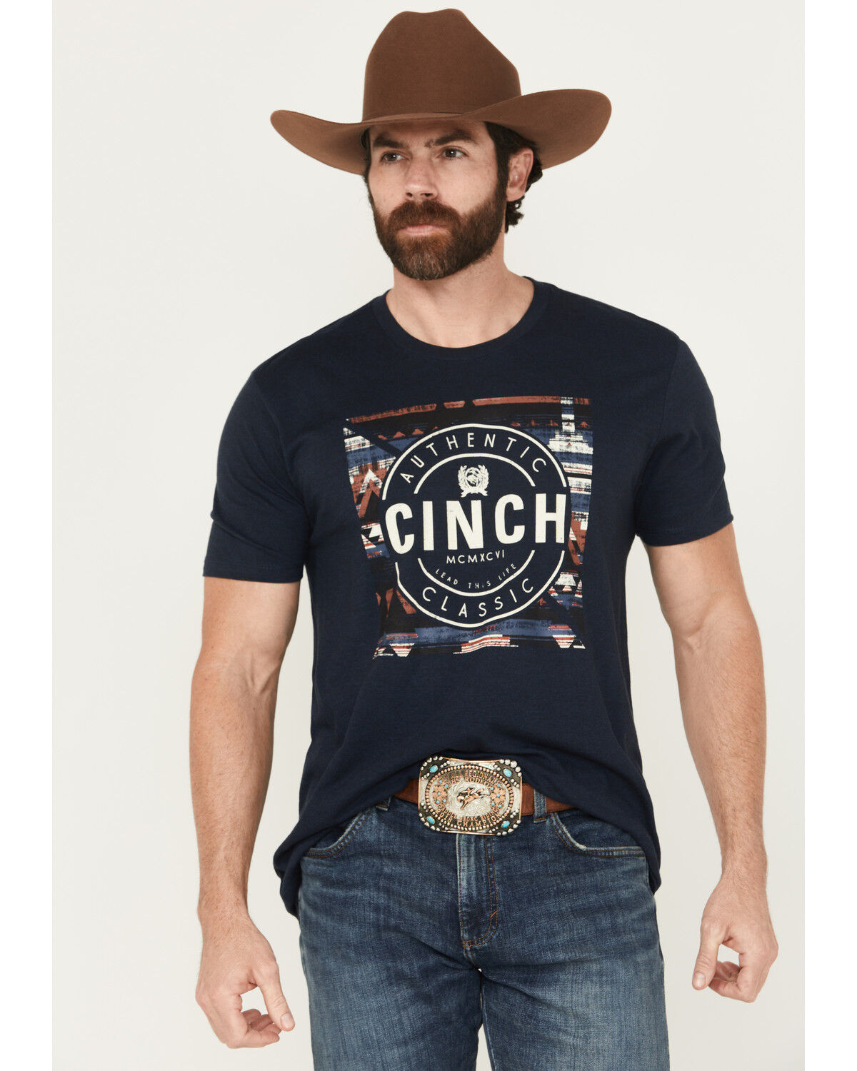 Men's Cinch Southwestern Logo Short Sleeve Graphic T-Shirt