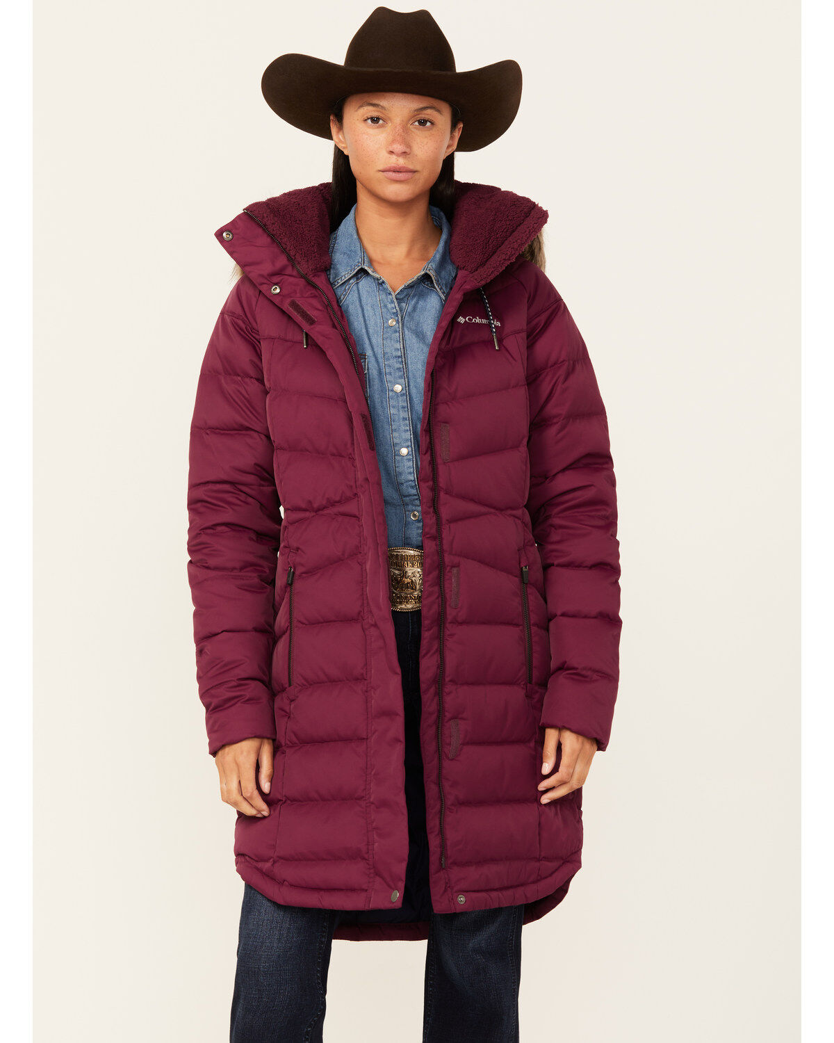 Women's Columbia Marionberry Belle Isle Mid Down Jacket
