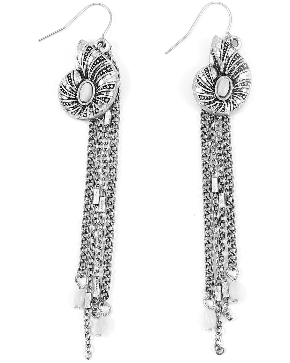 Women's Cowgirl Confetti Kiss The Girl Fringe Earrings