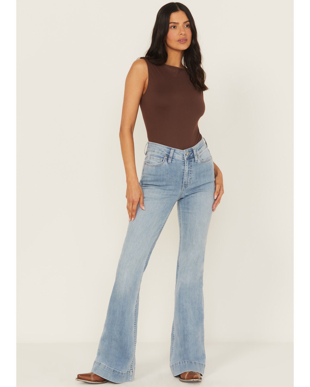 Women's Shyanne Joni High Rise Trouser Super Stretch Denim Jeans