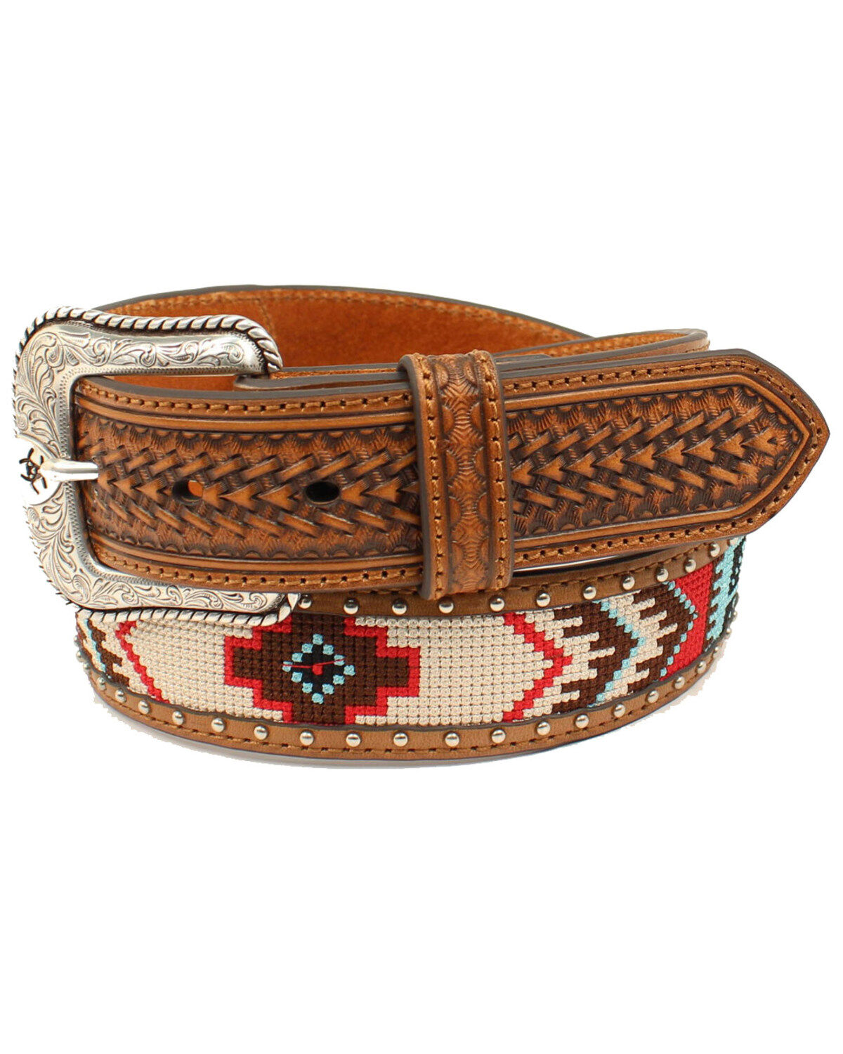 Men's Ariat Bright Fabric Western Belt