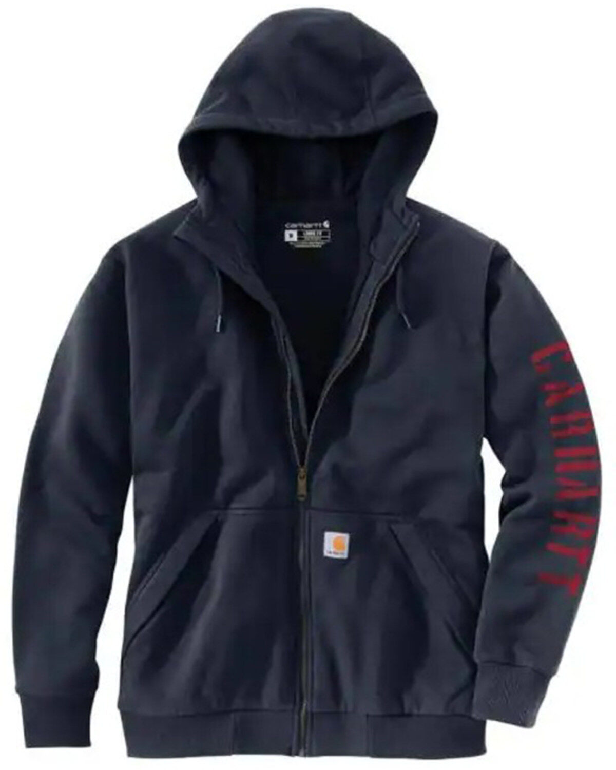 Men's Carhartt Rain Defender Loose Fit Fleece-Lined Logo Graphic Jack