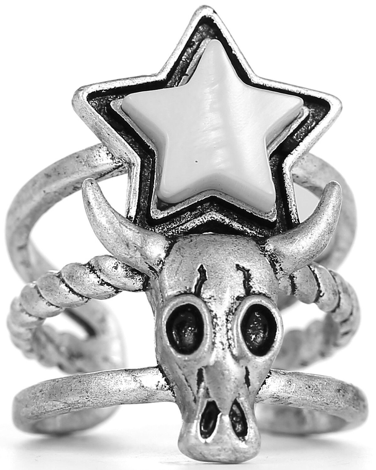 Women's Cowgirl Confetti Star Light Ring