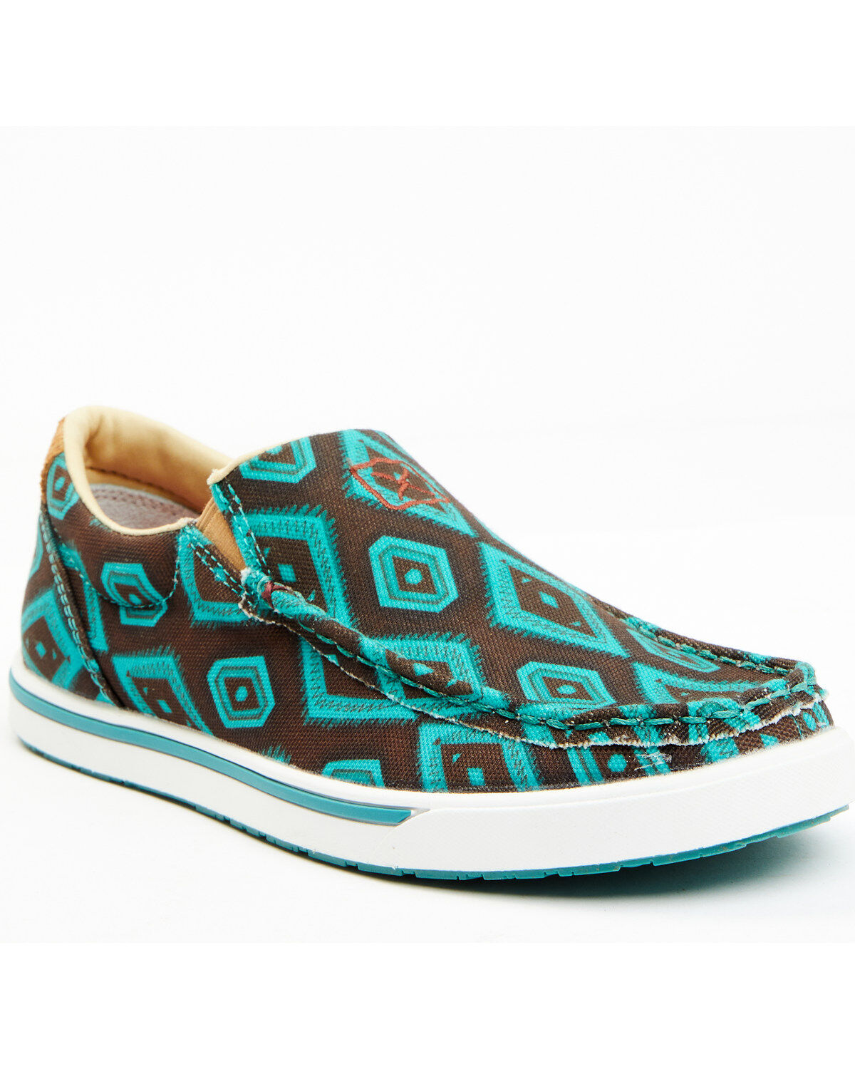 Women's Twisted X Southwestern Pattern Casual Kicks Slip-On Shoes - Mo