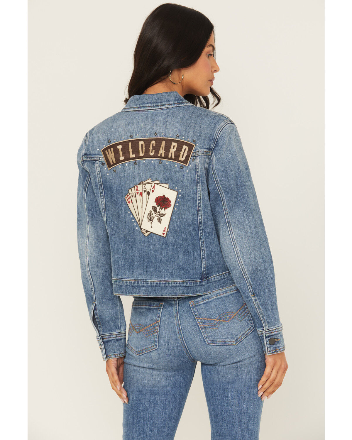 Women's Idyllwind Idlewild Novelty Denim Trucker Jacket