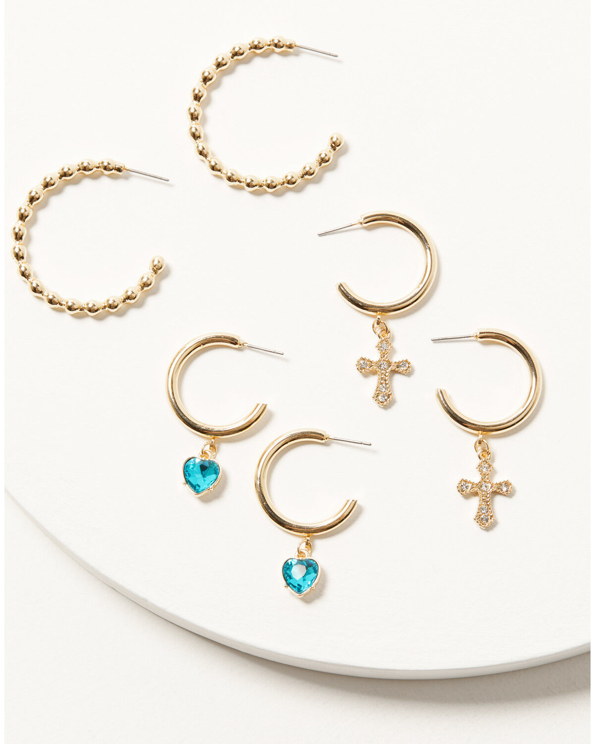 Women's Shyanne Hoop Earring Set - 3 Piece