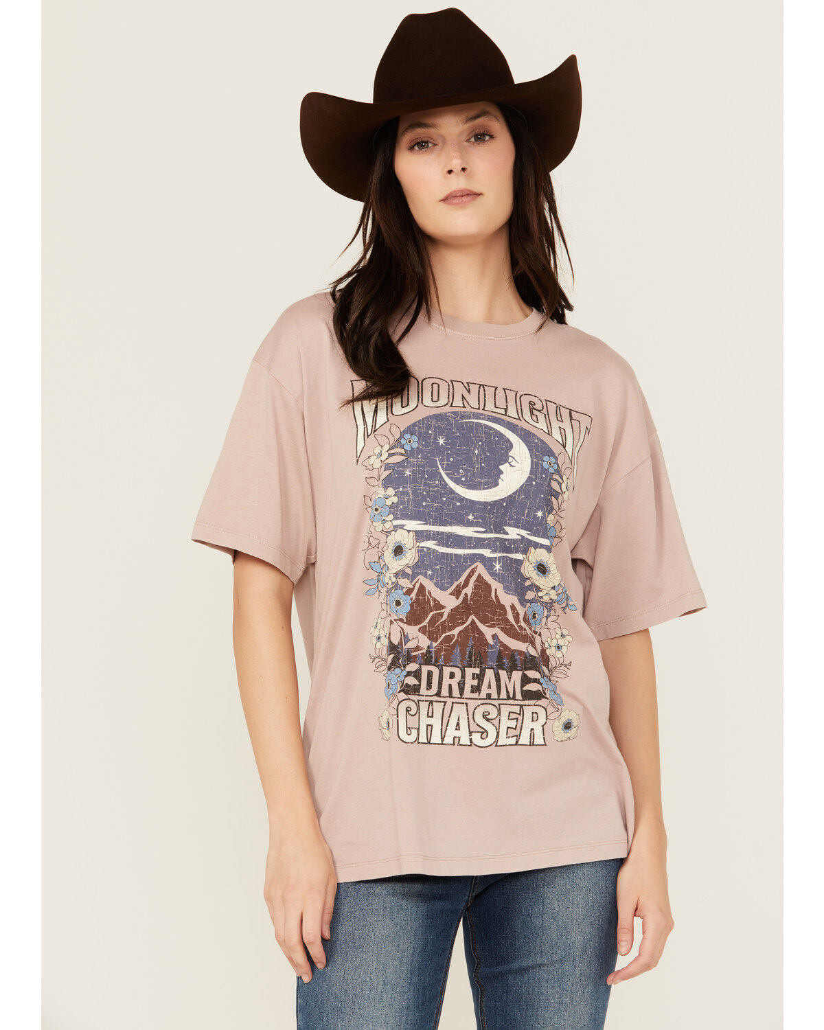Women's Cleo + Wolf Boyfriend Short Sleeve Graphic Tee