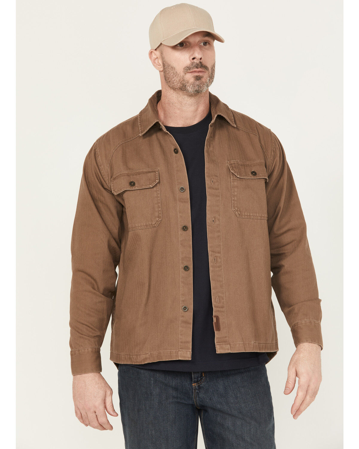 Men's Thorogood Stonewashed Herringbone Shirt Jacket