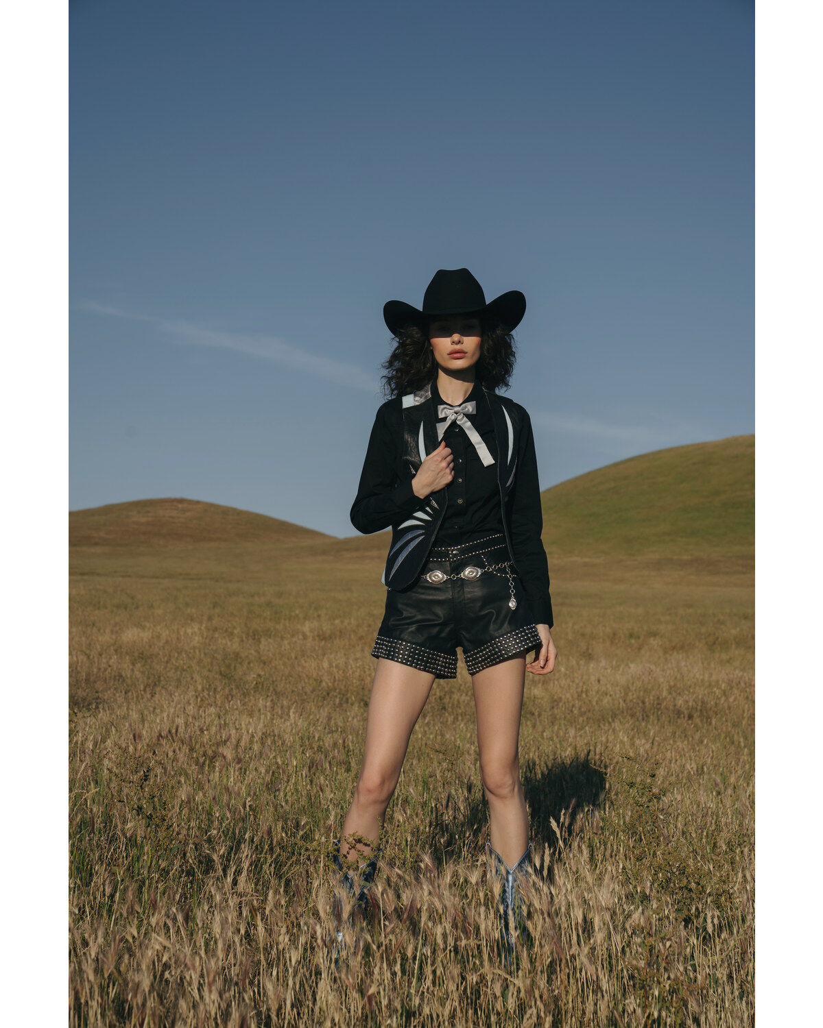Women's Understated Leather Contrast Leather Bonnie Vest