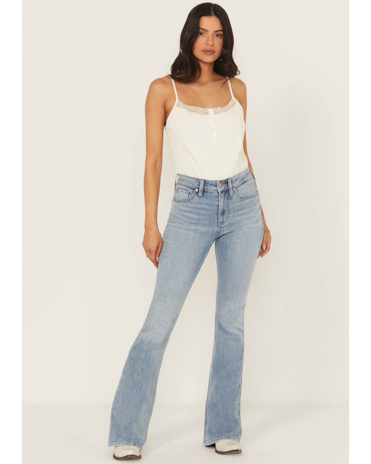 Women's Idyllwind Outlaw Light Wash High Rise Double Back Yoke Bootcut