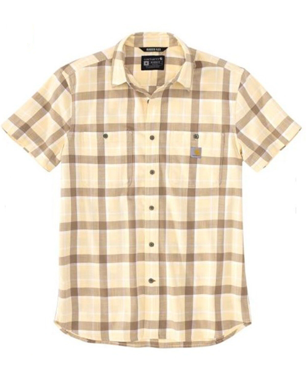 Men's Carhartt Rugged Flex Relaxed Fit Lightweight Plaid Print Short S