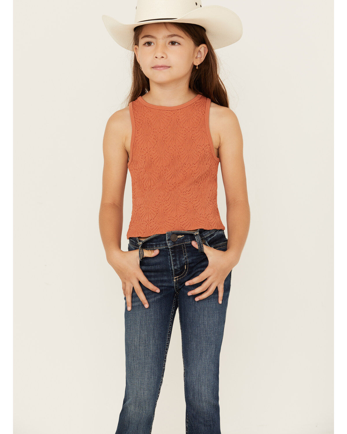 Girls' Fornia High Neck Tank Top