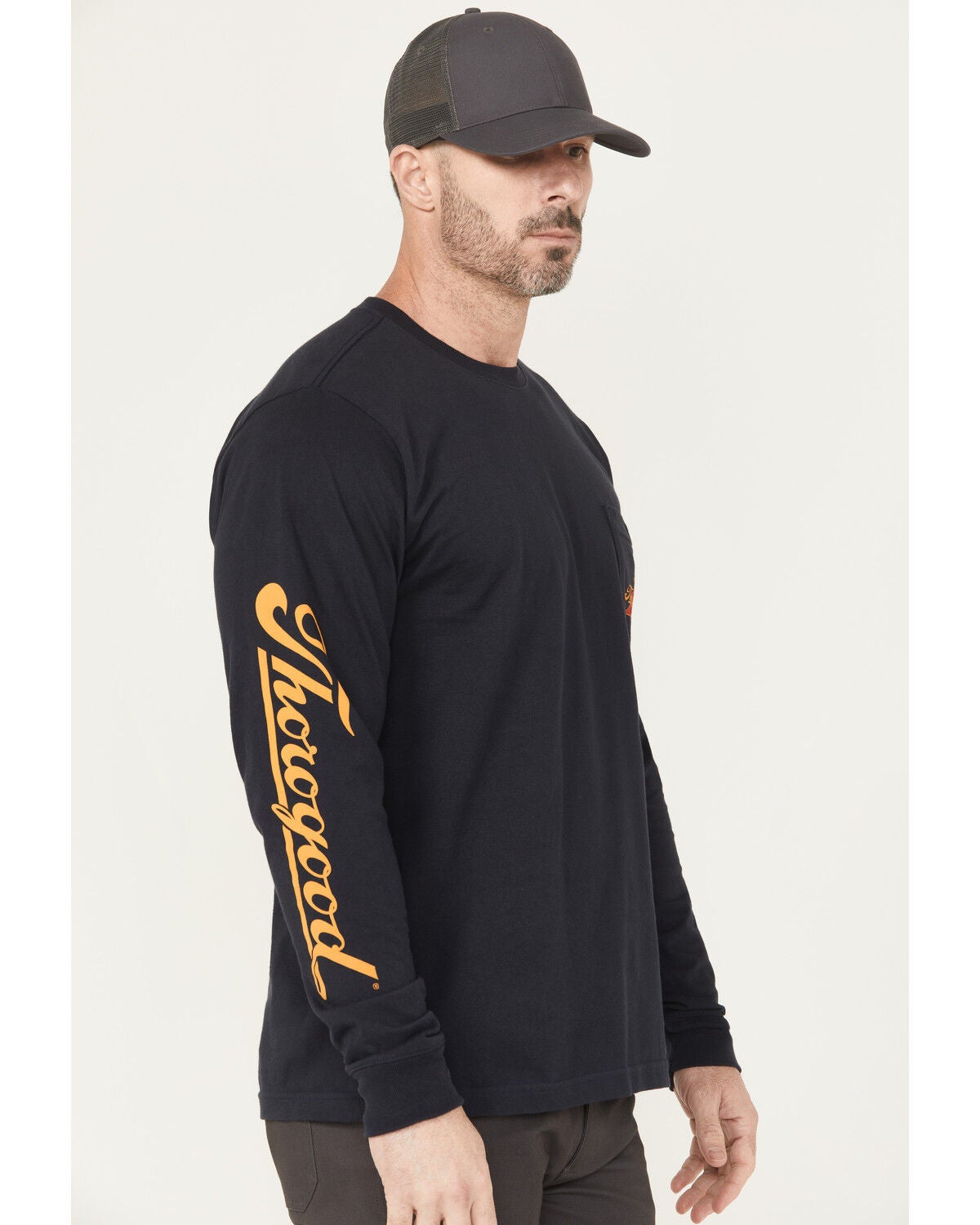 Men's Thorogood USA Logo Long Sleeve Work T-Shirt