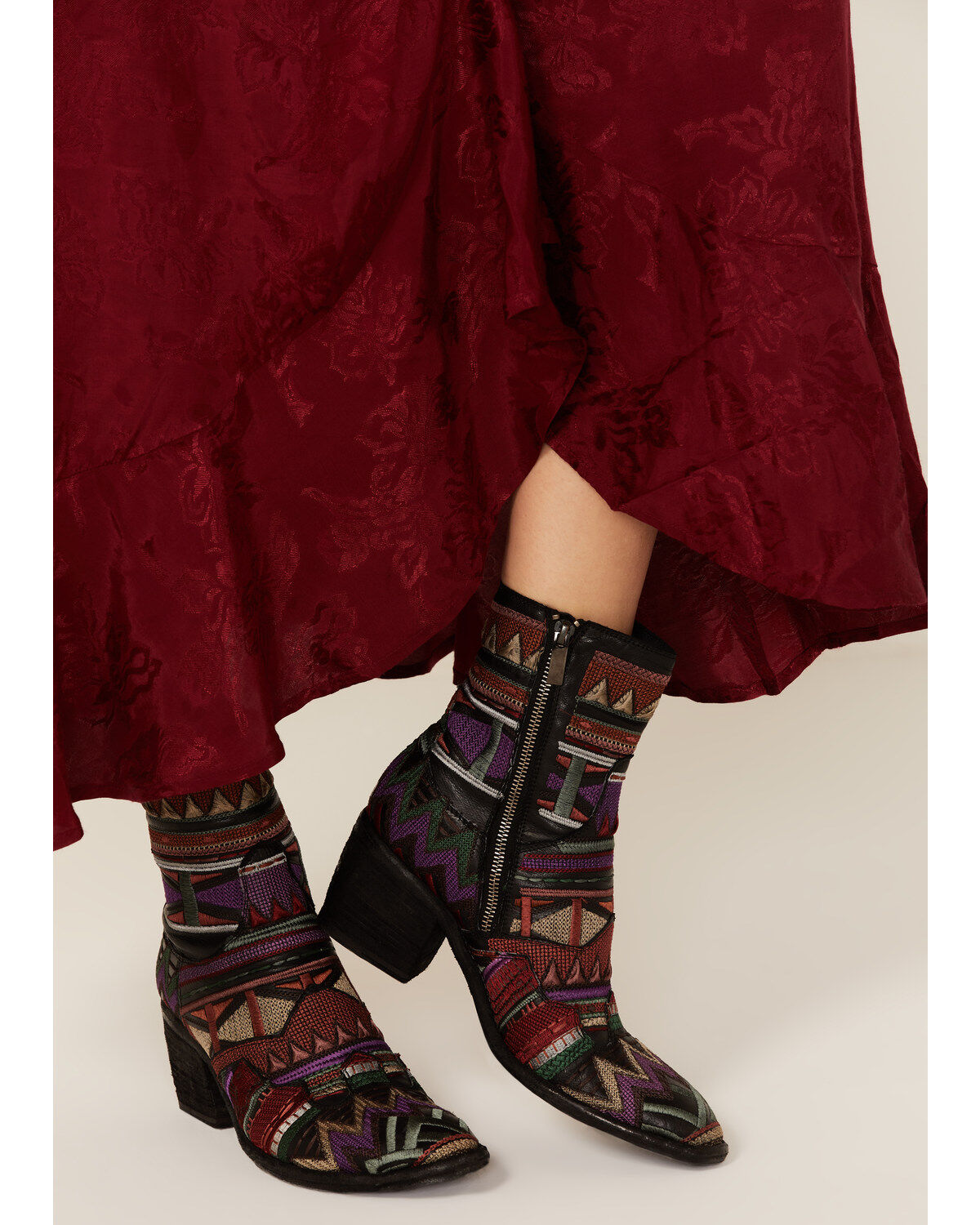 Women's Marco Delli Senegal Fashion Booties - Round Toe