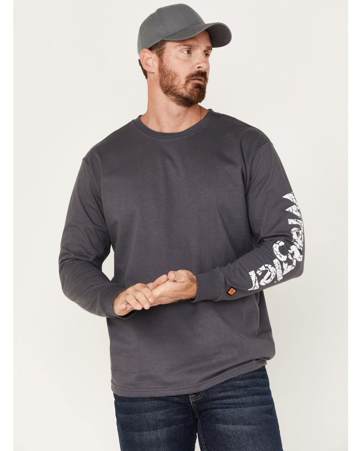 Men's Wrangler FR Logo Graphic Long Sleeve T-Shirt