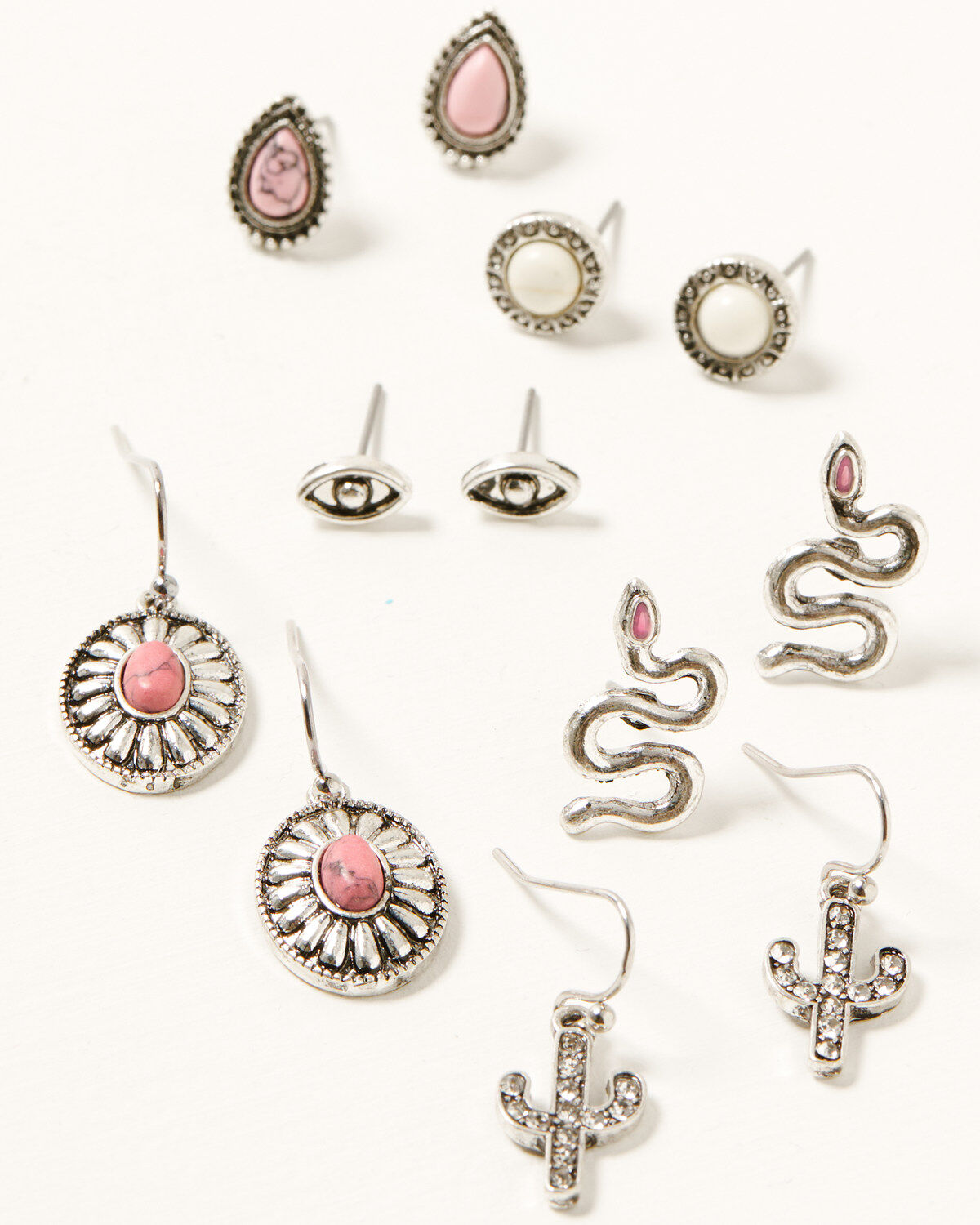 Women's Shyanne Snake And Stone Earring Set