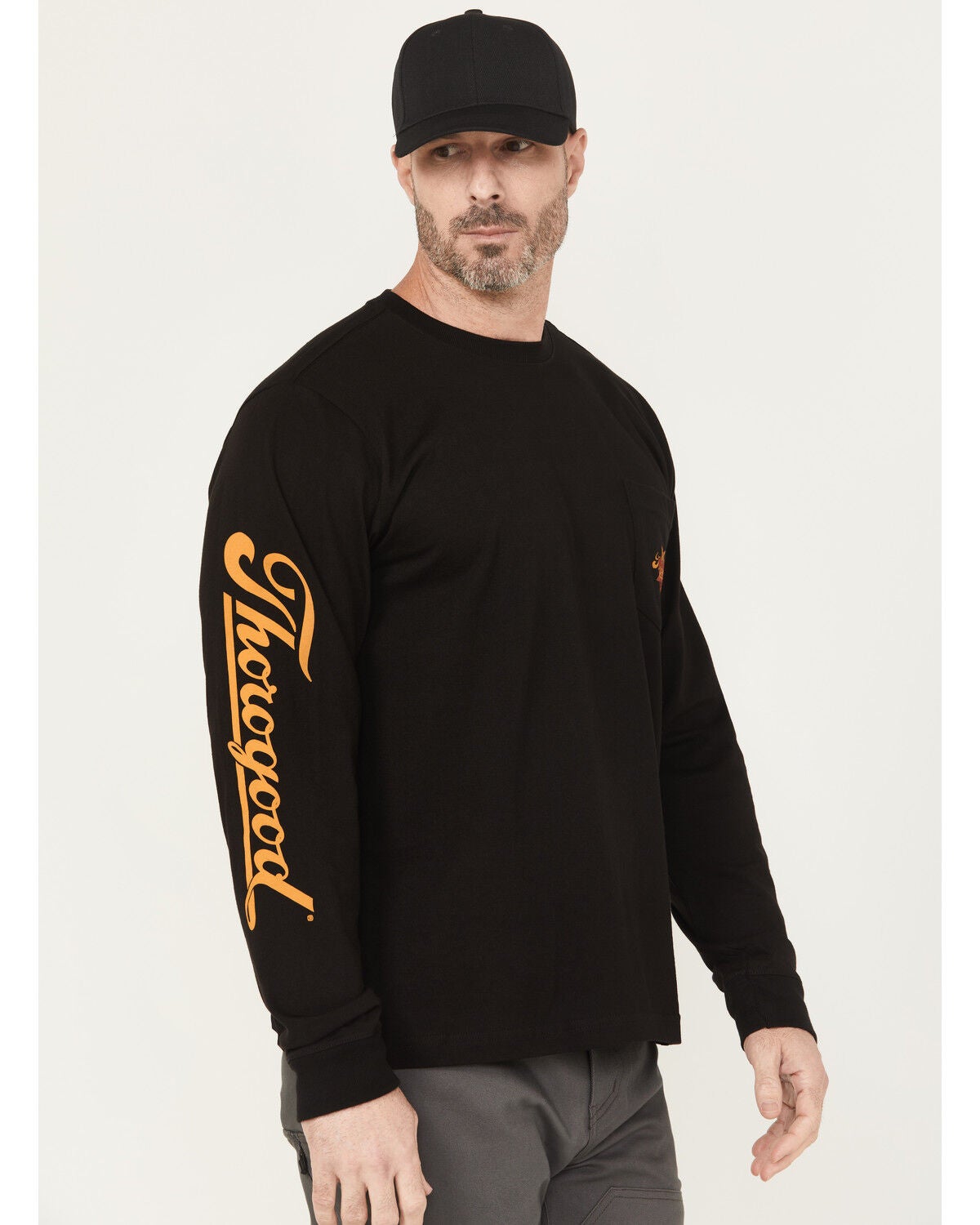 Men's Thorogood USA Logo Long Sleeve Work T-Shirt