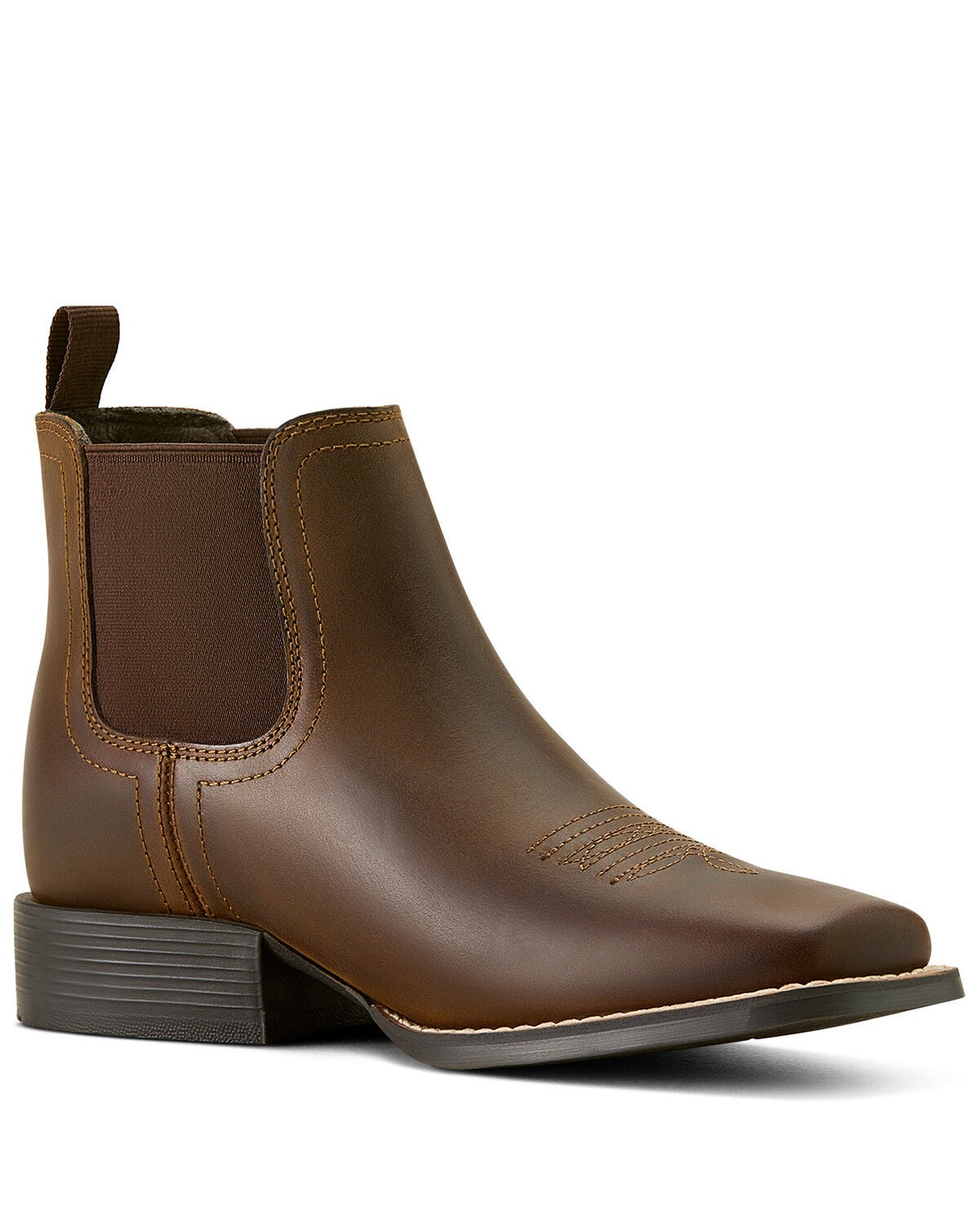 Boys' Ariat Booker Distressed Chelsea Boots - Broad Square Toe