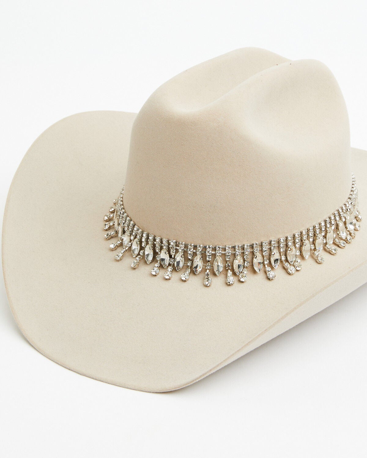Women's Shyanne Tear Drop Rhinestone Hat Band