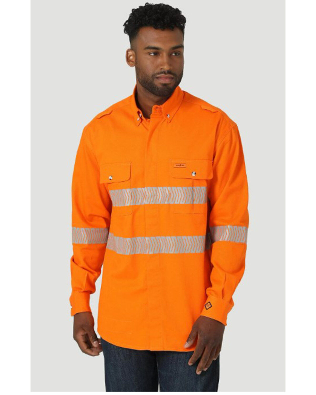Men's Wrangler FR High Visibility Work Shirt