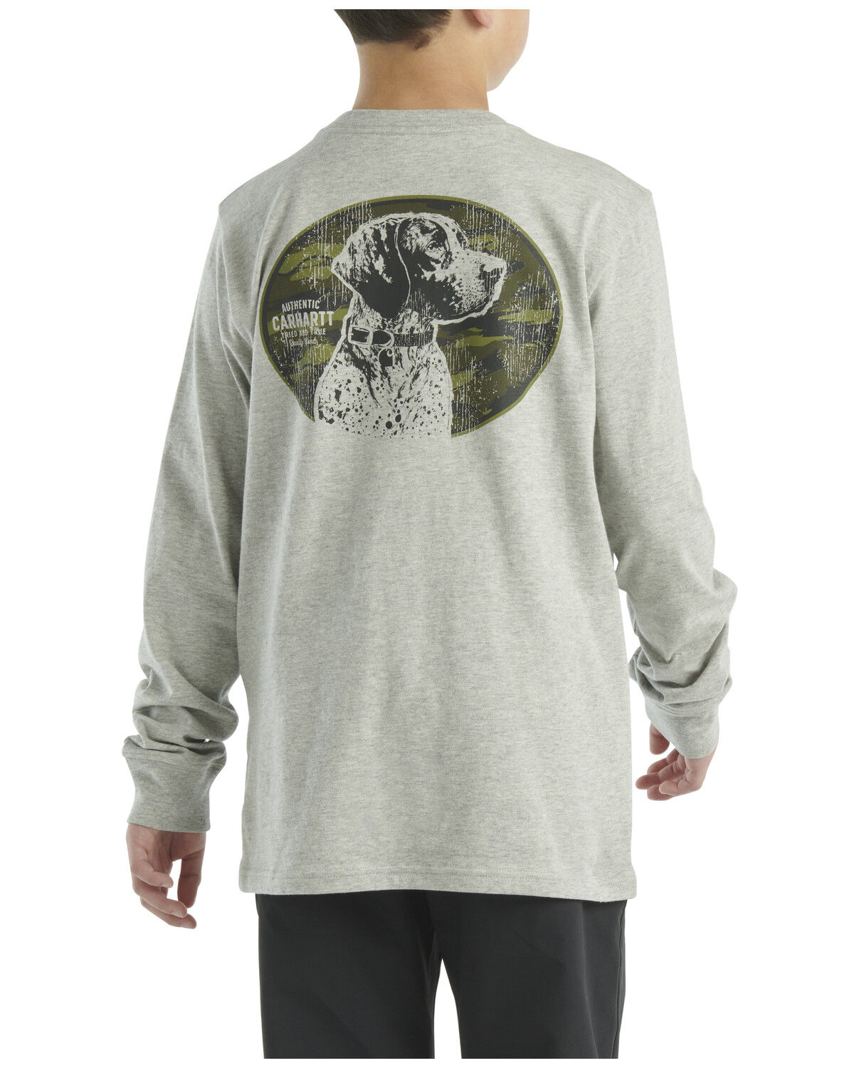 Boys' Carhartt Little Dog Logo Long Sleeve Graphic Shirt