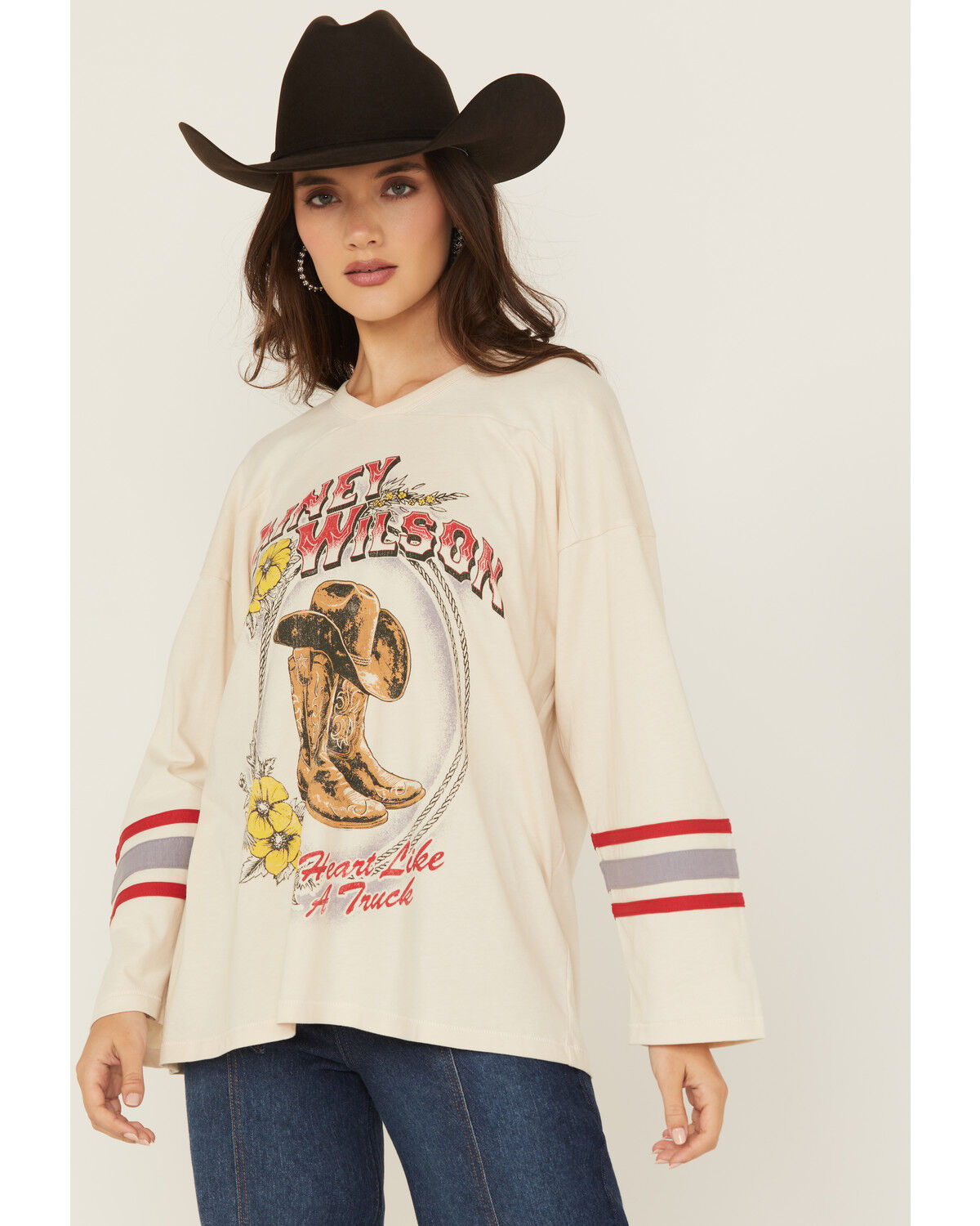 Women's Day Dreamer Lainey Wilson Boots Long Sleeve Graphic Tee