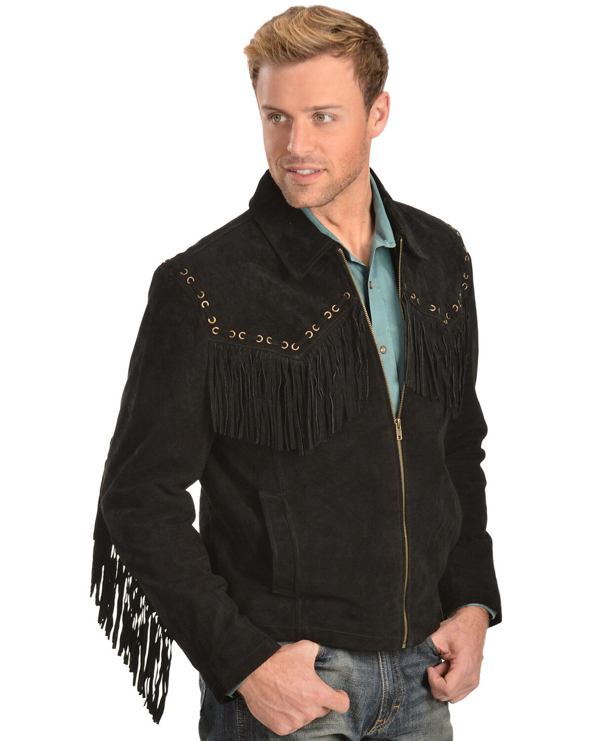 Scully Boar Suede Fringe Jacket