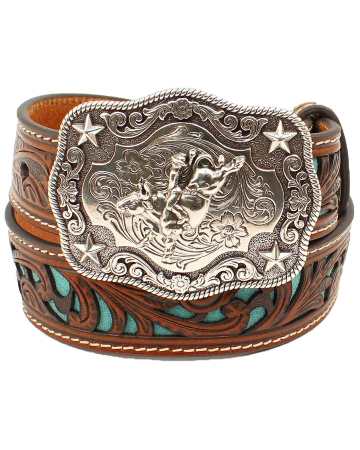Boys' Nocona Piercing Underlay Western Belt