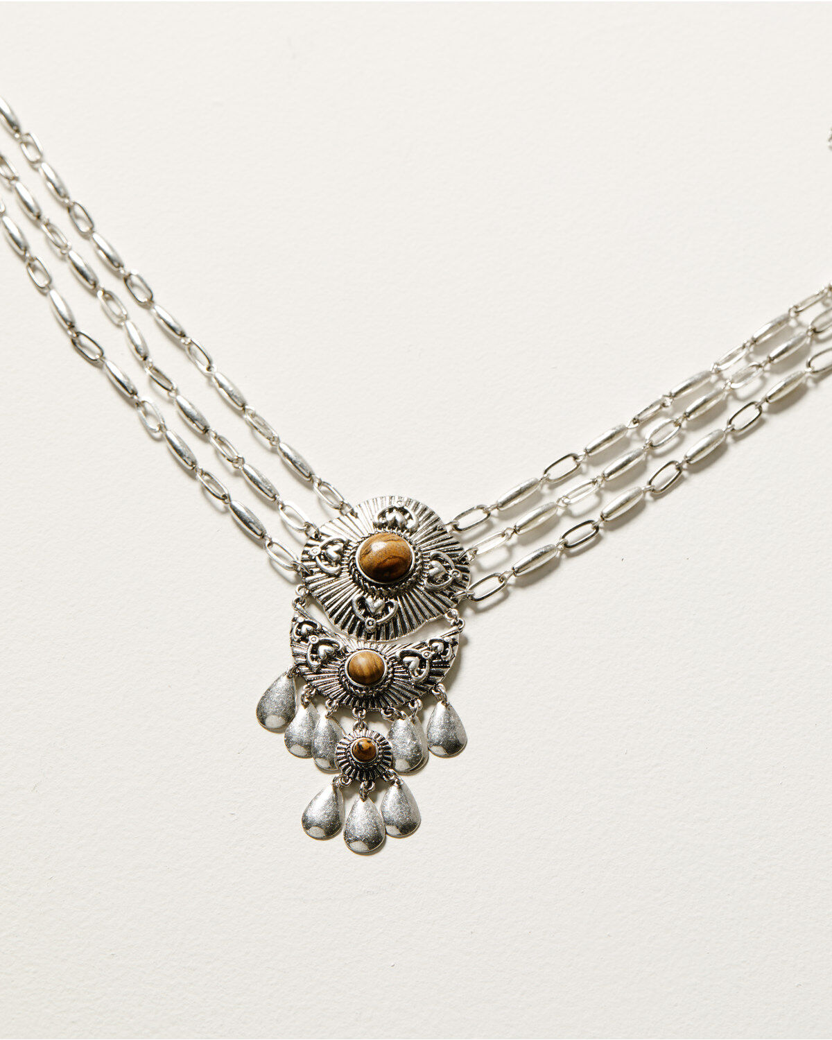 Women's Shyanne Monument Valley Multi-Strand Medallion Necklace