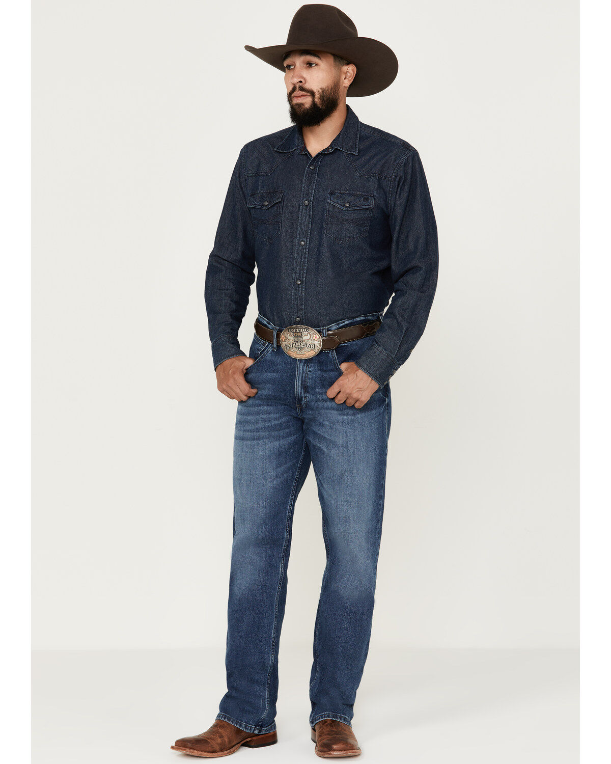 Men's Wrangler 20X Allendale Medium Wash Extreme Relaxed Straight Stre