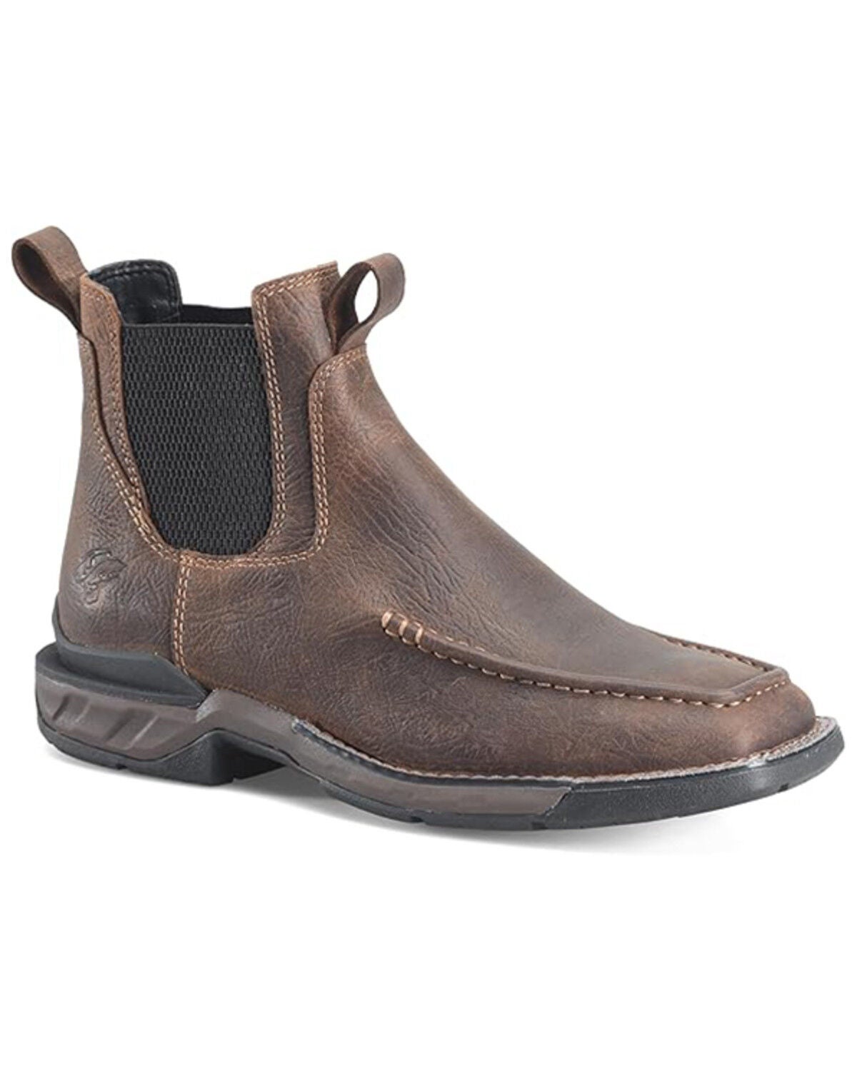 Men's Phantom Rider 6" Romeo Pull-On Ankle Boots - Moc Toe
