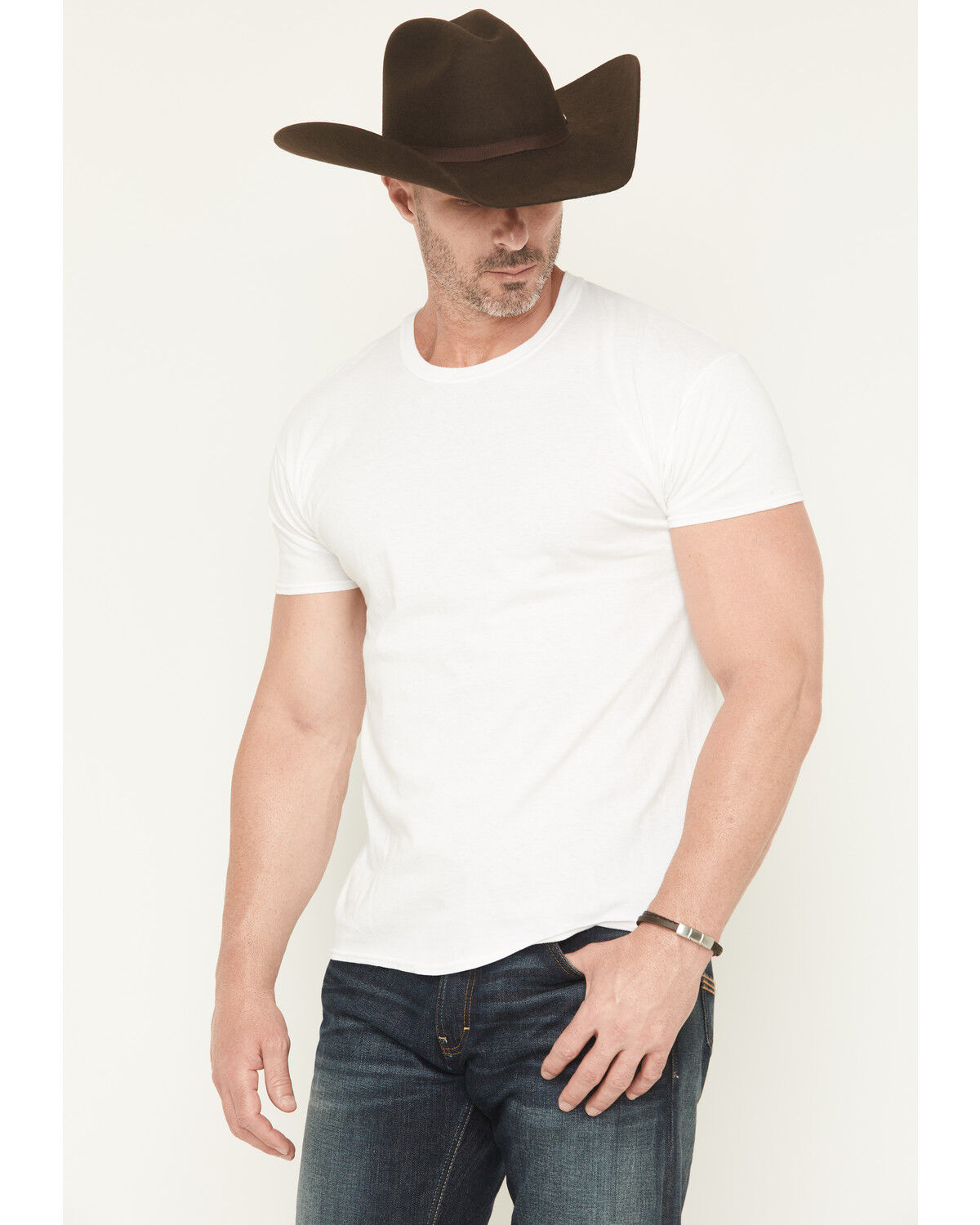 Men's Cody James Adjustable Leather Bracelet