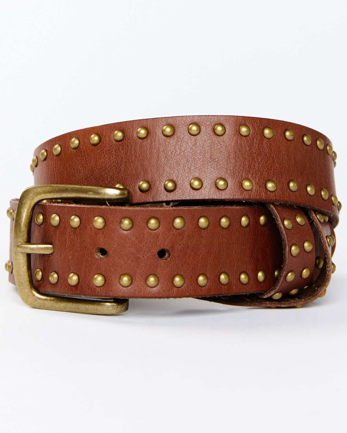 Women's Cleo + Wolf Studded Criss-Cross Keeper Vintage Belt