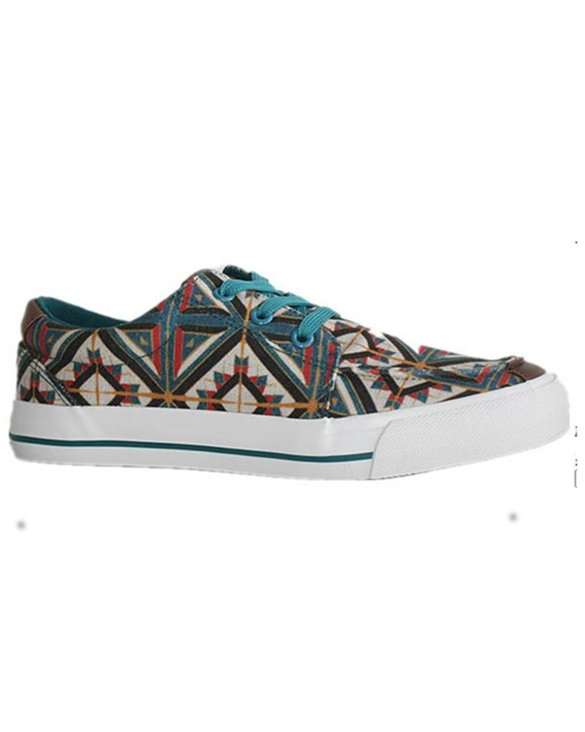 Women's Roper Angel Fire Southwestern Print Lace-Up Casual Shoes