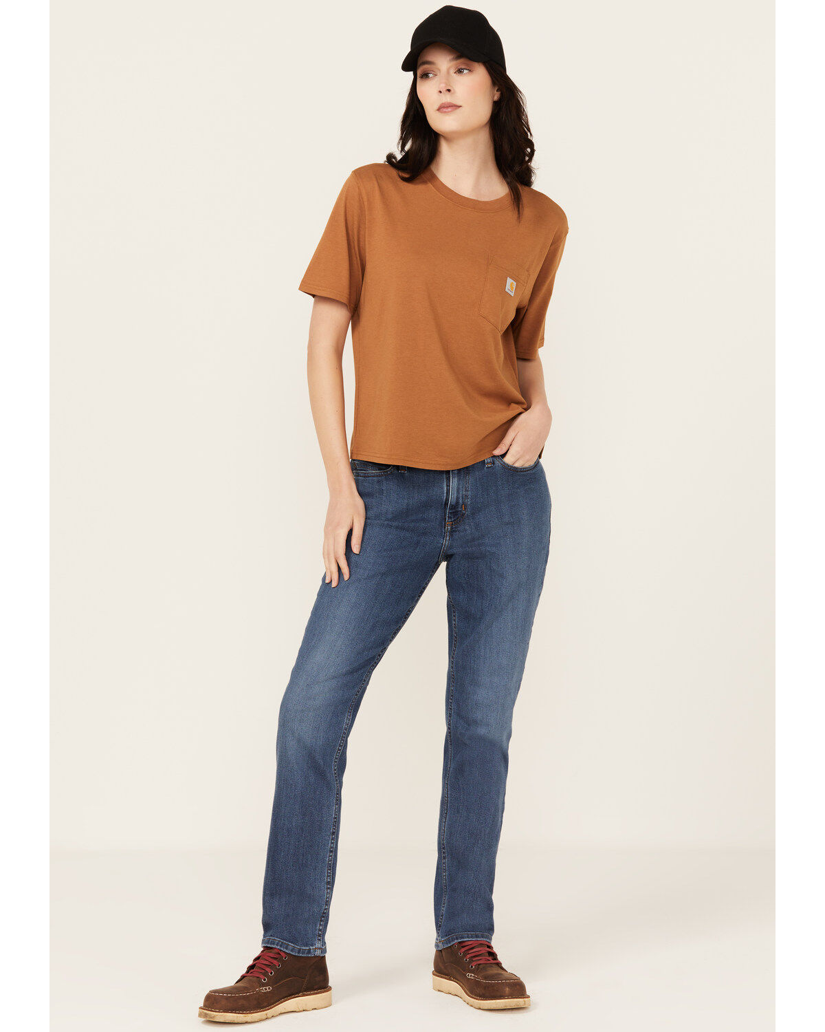 Women's Carhartt Rugged Flex Relaxed Straight Stretch Denim Jeans